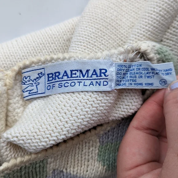 Floral Patterned Cream Sweater - Picture 5 of 8